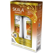 Skala - Kit Shampoo e Condicionador Vitamina C Colageno Vegetal 2x325ML