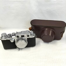 Leica IIIc Rangefinder Camera with Elmar 5cm f/3.5 Lens Used