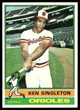 1976 Topps Card Baseball Ken Singleton Baltimore Orioles #175 NM