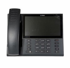 Mitel Mivoice 6940 Touchscreen IP Phone with Wireless Handset Stand - READ
