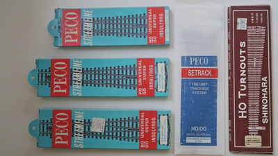 PECO SL95, SL-96, SL-91XX, Shinohara turnouts, switches