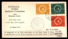 Mayfairstamps Netherlands FDC 1957 Baden Powell Golden Jamboree Committee First
