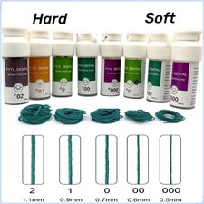 Dental Hard/Soft Thread Retraction Cord Knitted Cotton Gum Line 000/00/0/1/2