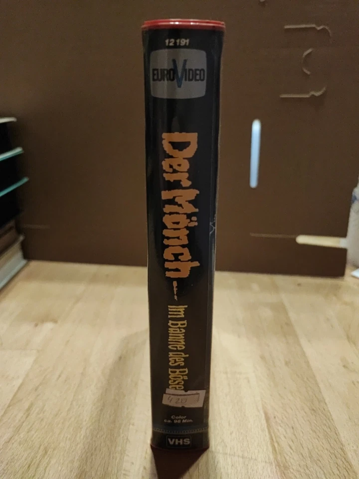 Der Mönch Im Banne Des Bösen VHS Rarität Euro Video FSK 18 Sehr Selten - Bild 3 von 4