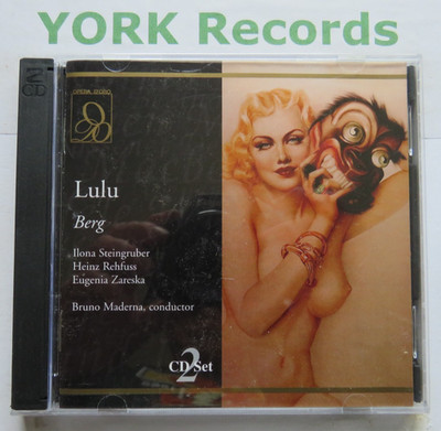 BERG - Lulu MADERNA / STEINGRUBER / REHFUSS / ZARESKA - Ex 2 CD Set Opera D'Oro