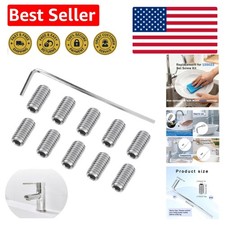 10-Piece Moen Screw Kit - Stainless Steel Set Screws  Wrench for Faucet Repair