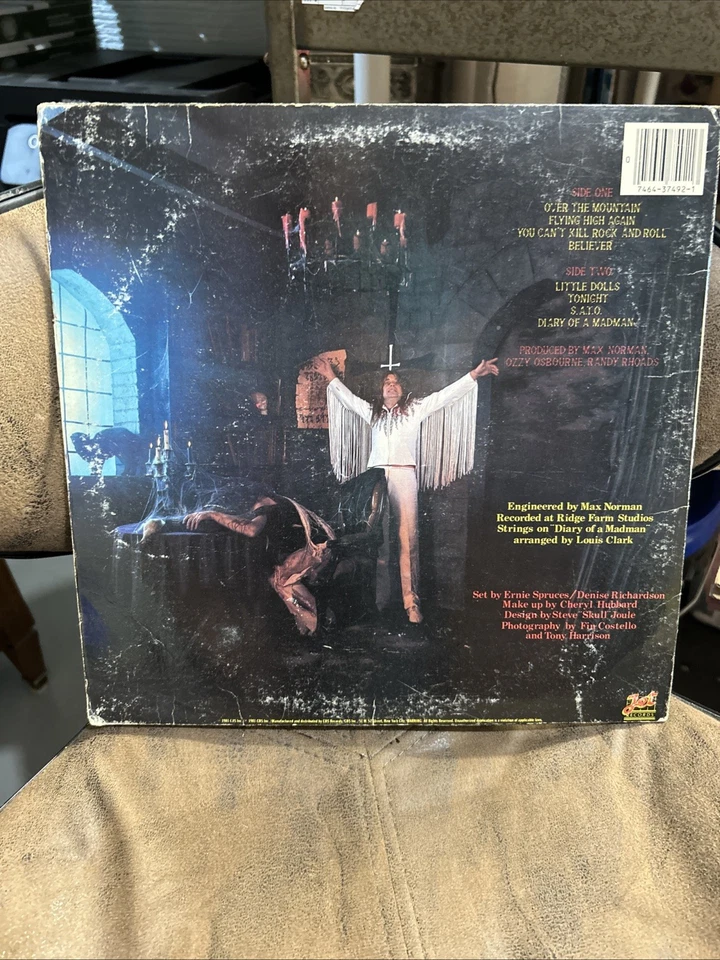 Ozzy Osbourne - Diary Of A Madman - Vinyl LP 1981 1st Press Record Album Foto 4 de 4