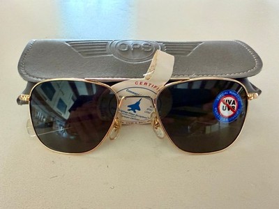 OPS (AO) Original Pilot Sunglasses (NOS, 1980er), Gläser wie Ray Ban B&L G15