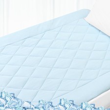 California King Mattress Pad Cooling Waterproof -Fitted Deep Pocket 18-22 Inc...