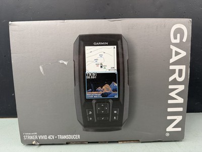 Garmin STRIKER Vivid 4cv Marine Fishfinder with GT20-TM Transducer 010-02550-00