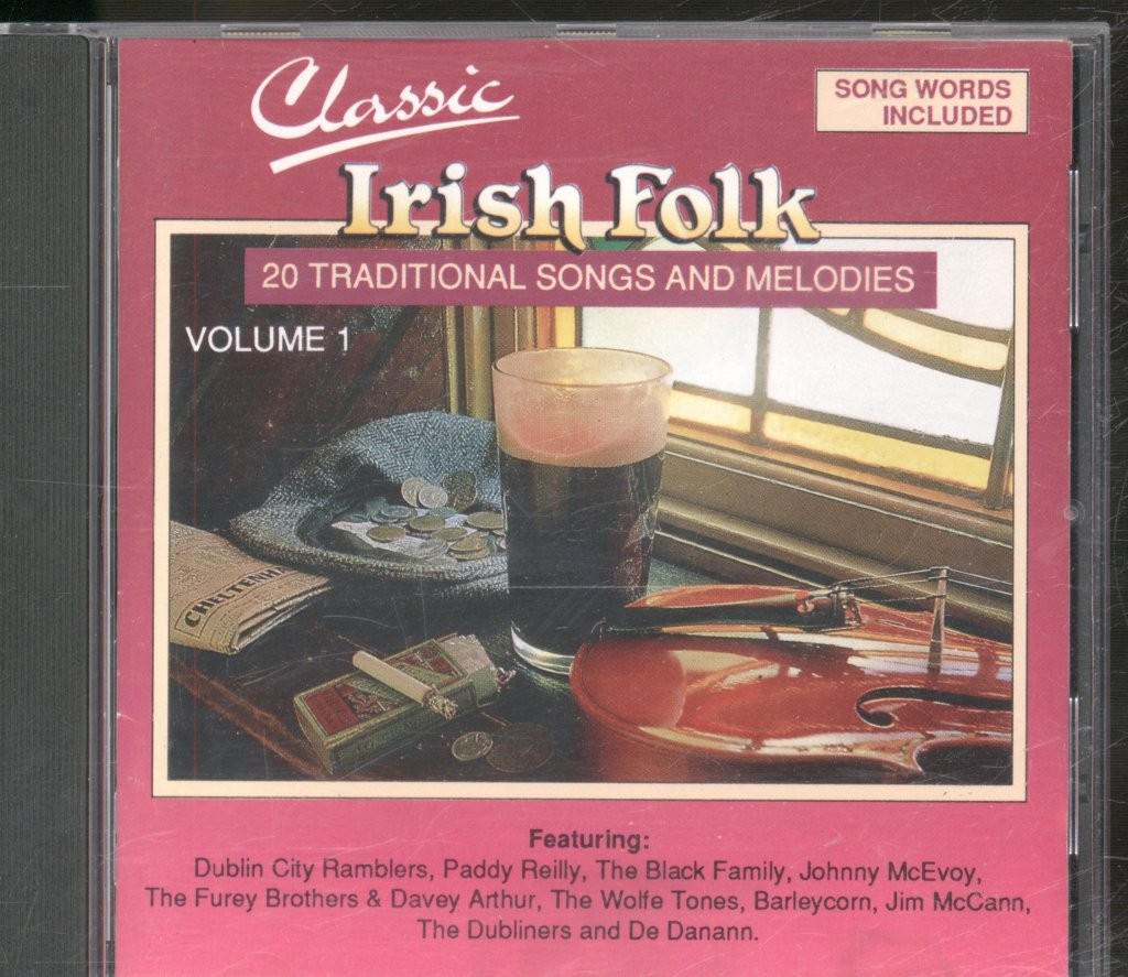 Various Artists Classic Irish Folk Volume 1 CD Ireland Dolphin 2000 DCDP41