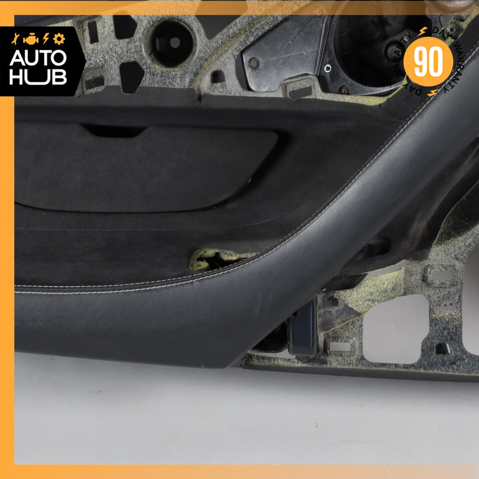 16-21 McLaren 570S Left Side Interior Door Panel Nappa Suede Jet Black OEM