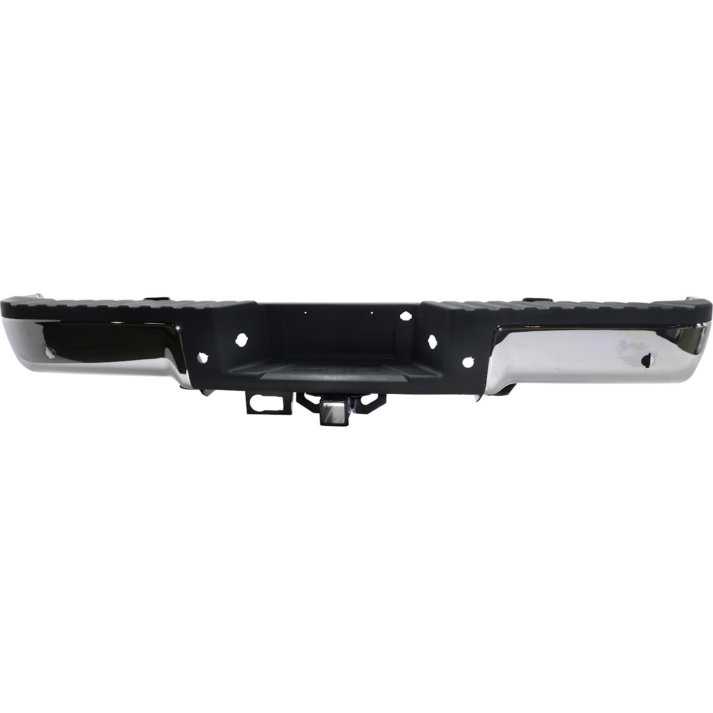 For 2009-2014 Ford F-150 Rear Step Bumper W/ Sensor W/ Upgrade Towing Pkg Chrome
