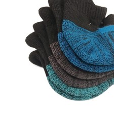 Copper Fit Ankle Sport Socks 3 Pairs Unisex L/XL Black Cushioned Compression New