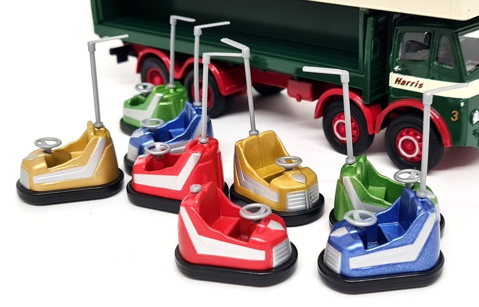 Corgi 1/50 – ERF Dodgem Truck Pat Collins Fête Foraine, Auto Tamponneuse