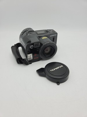 Olympus AZ-300 Superzoom analoge Kompaktkamera 35 mm schwarz getestet