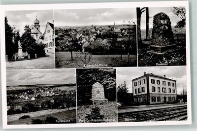 13161863 - 6951 Oberschefflenz monument station Prof. Dr. Roedder monument