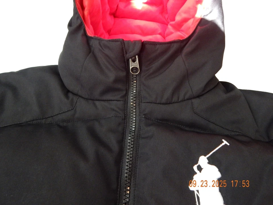 Polo Ralph Lauren GRANDE PONY TALLA Juvenil XL Negro Chaqueta acolchada con capucha Foto 4 de 4