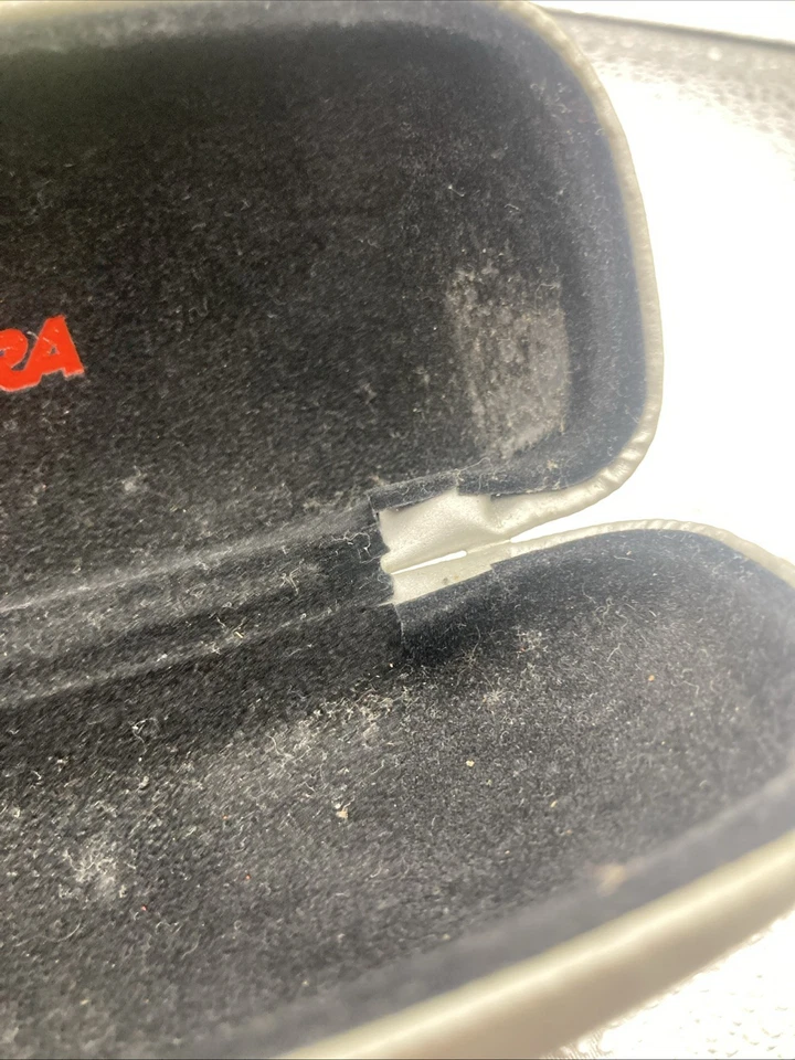 Carrera Sunglasses Eyeglasses Case Silver Hard Case Small Clamshell Vintage - Image 3 of 4