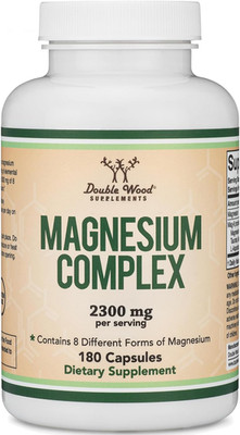 Magnesium Complex Supplement 180 Capsules (426Mg Elemental Magnesium Provided by