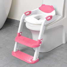 Potty Training Seat Potty Training Toilet with Step Stool Ladder, for Kids Boy