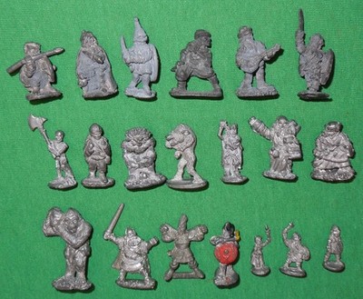 Vintage 1970's, 1980's Citadel Dungeons & Dragons Metal Cast Miniatures Lot x20