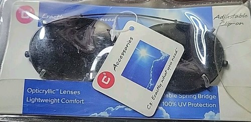 Nuevas lentes de sol ajustables con clip negras acrílicas ópticas C3 - Imagen 3 de 3