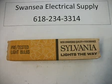 Sylvania 40 Watt T10 Clear Tubular Light Bulbs  40T10/CL