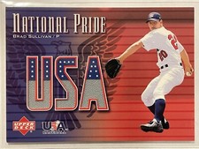 2003 Upper Deck Brad Sullivan National Pride Game Jersey #NP-BS Baseball