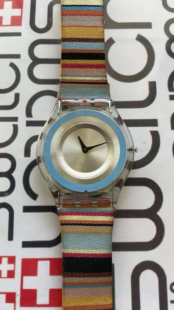 Swatch Mille Linie SFK140 2002 Skin 34mm X 3.9mm Textile  display picture 2