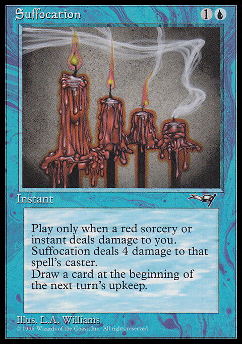 Magic the Gathering MTG Suffocation (38) Alliances   LP