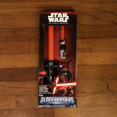 star wars the force awakens kylo ren deluxe electronic lightsaber