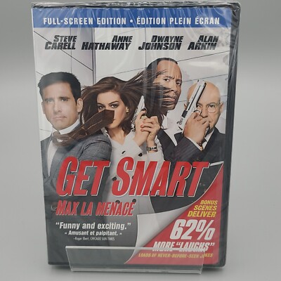 Get Smart  -The Rock, Steven Carell,   Alan Arkin   New DVD Full Screen Edition