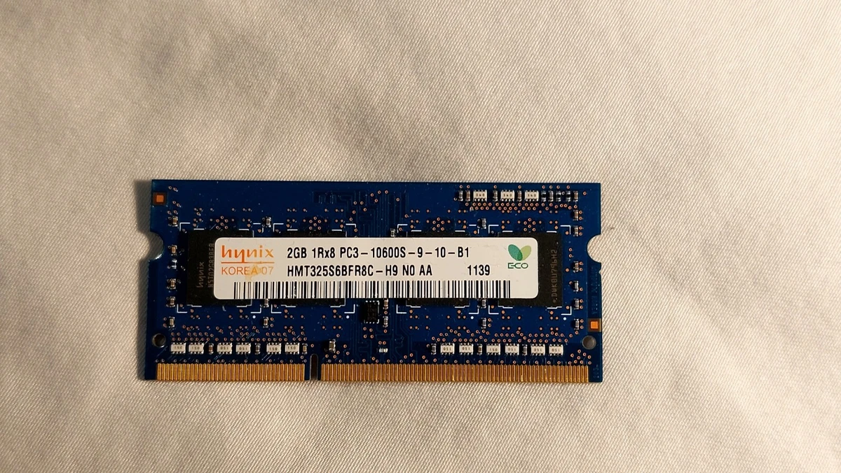 Hynix 2gb 1rx8 Pc3 10600s 9 10 B1 for sale | eBay