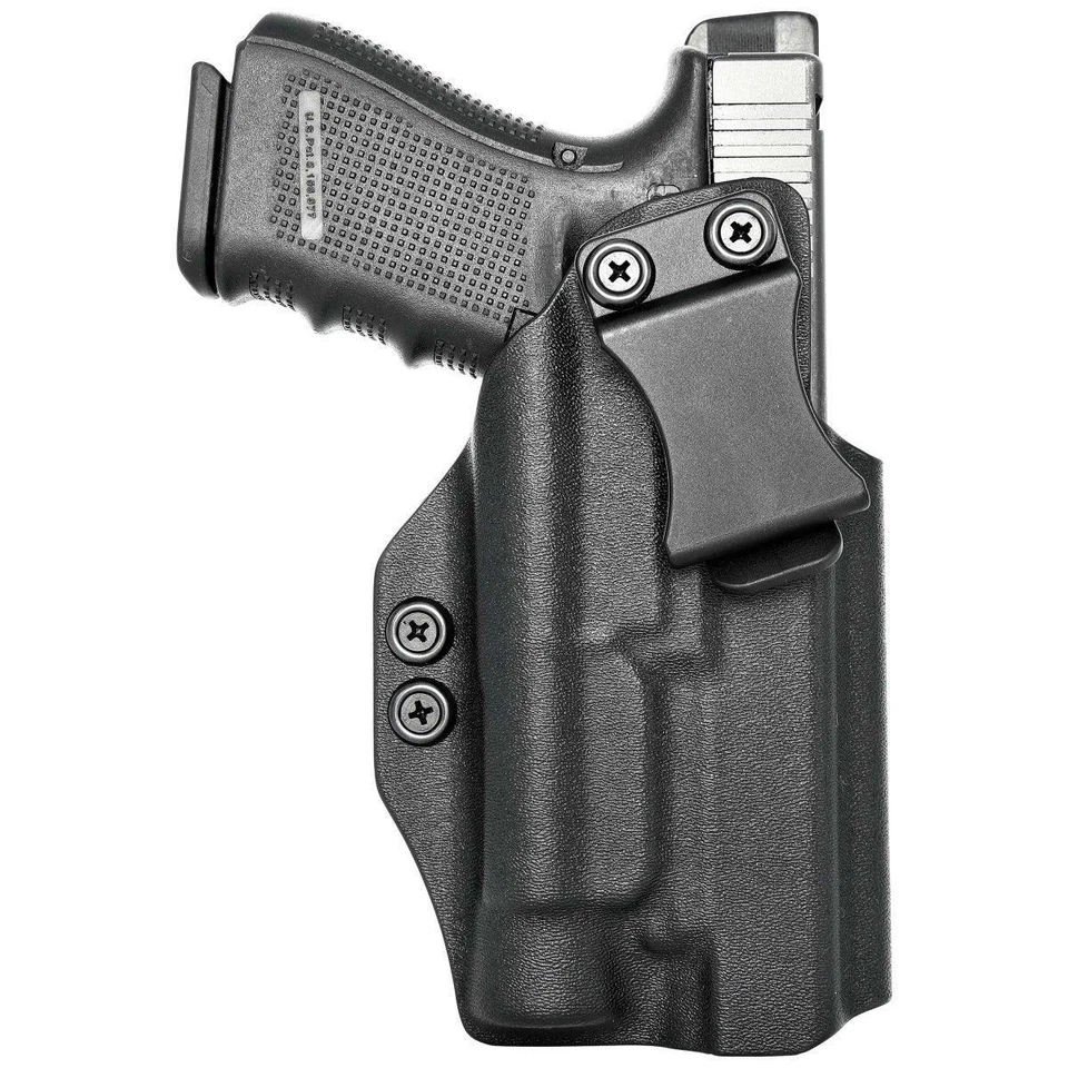 IWB Holster fits: Glock 17 19 19X 26 31 32 33 34 45 TLR-1 - Rounded Gear - Image 3 of 4