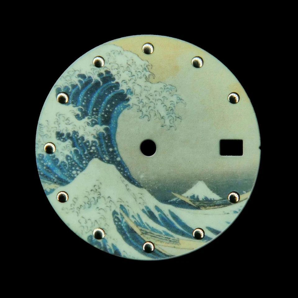 The Great Wave Kanagawa Dial For Seiko SKX, MOD part, for NH35, C3Lume, Dot - Image 2 of 4