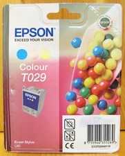 Epson Genuine T029 Colour Cartridge. BNIB / Sealed.