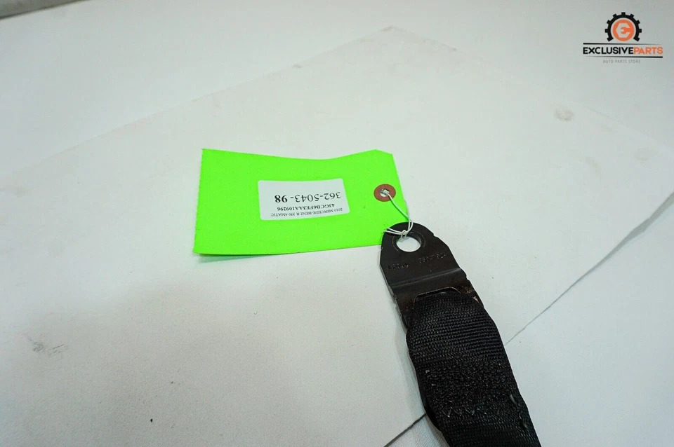 06-13 Cinturón de seguridad trasero izquierdo mercedes w251 r350 oem tercera fila negro 5043 Foto 2 de 4