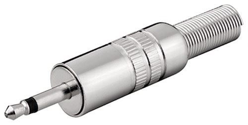 Goobay Plug 3.5mm mono metal version with cable protector (11012)
