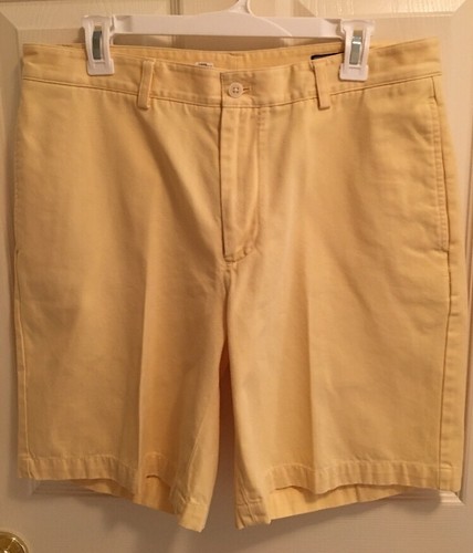 VINEYARD VINES Mens Lemon Yellow Casual 
