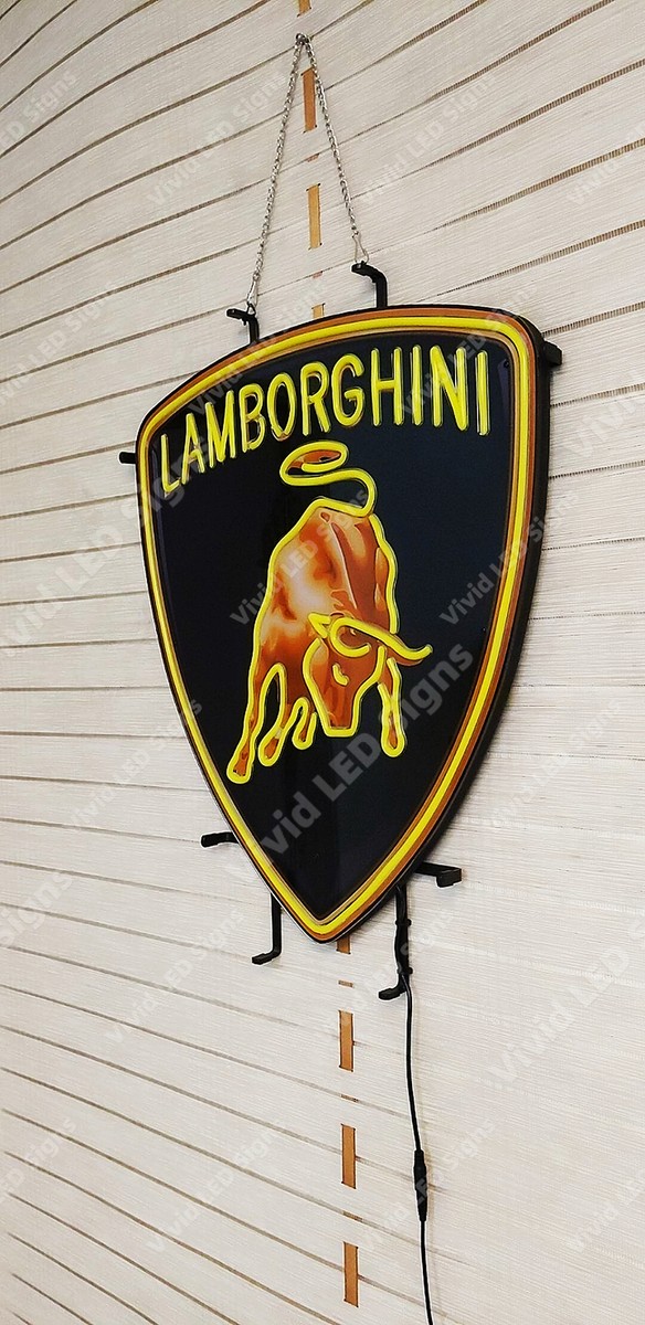 Lamborghini Sports Car Auto Vivid LED Neon Sign Light Lamp With