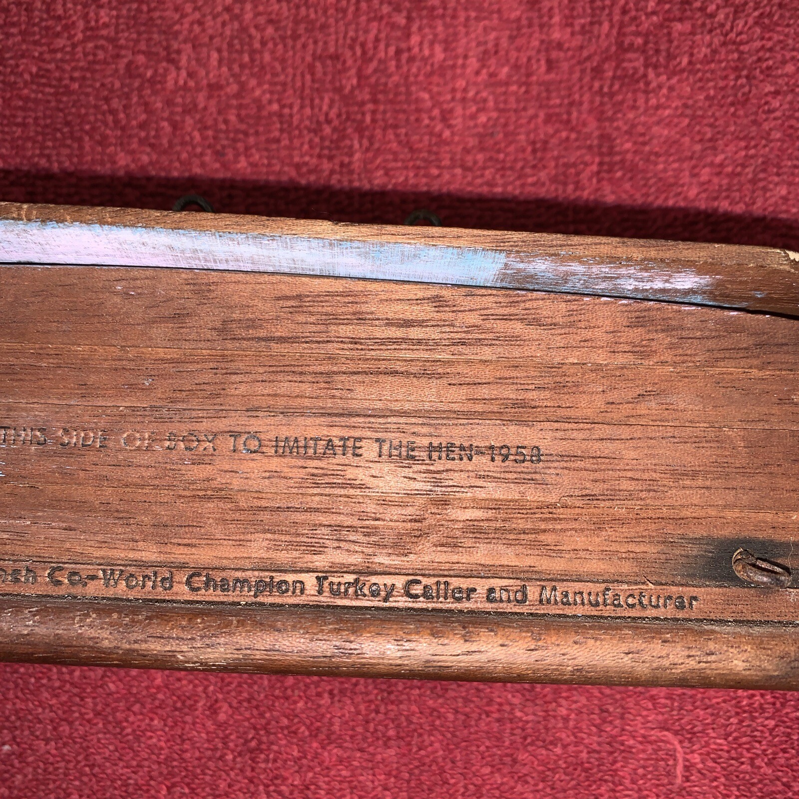 LYNCH'S WORLD CHAMPION MODEL 102 TURKEY BOX CALL 1958 Thomasville GA eBay