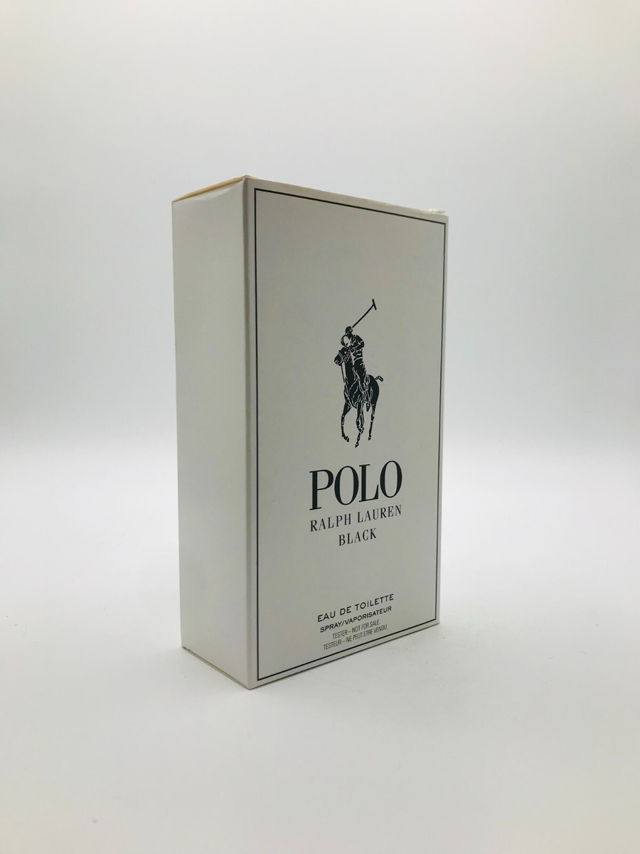 Ralph Lauren Polo Black Men Cologne EDT Spray 4.2 oz 125 ml