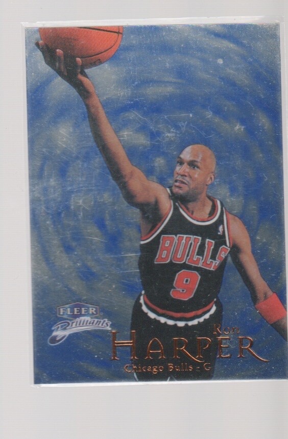 RON HARPER 1998-99 FLEER BRILLIANTS BLUE #35B