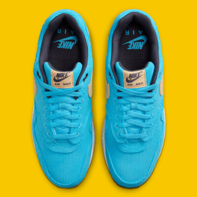 Nike Air Max 1 PRM Corduroy Baltic Blue Sesame FB8915-400 sz 8