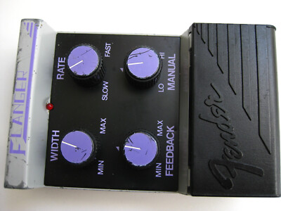 Vintage 80's Fender Flanger Guitar Effect Pedal