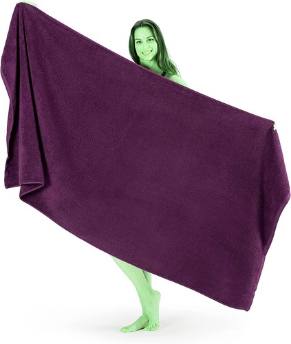 Extra Big Super Jumbo Bath Sheet Towel 100x200 cm Egyptian Cotton XXL Bath Sheet - Picture 30 of 70
