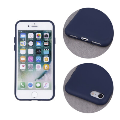 FÜR SAMSUNG GALAXY A21S - SILICON Schutzhülle Case Mikrofaser Tasche Dunkel Blau
