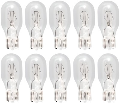10 Pack - 912 Miniature Light Bulb, RV Camper Trailer Motor Home 12 volt Push In