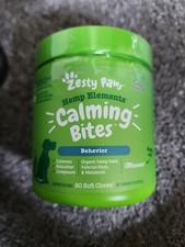 Zesty Paws Calming Bites - Behavior - Turkey Flavor 90 Soft Chews- Exp 11/25
